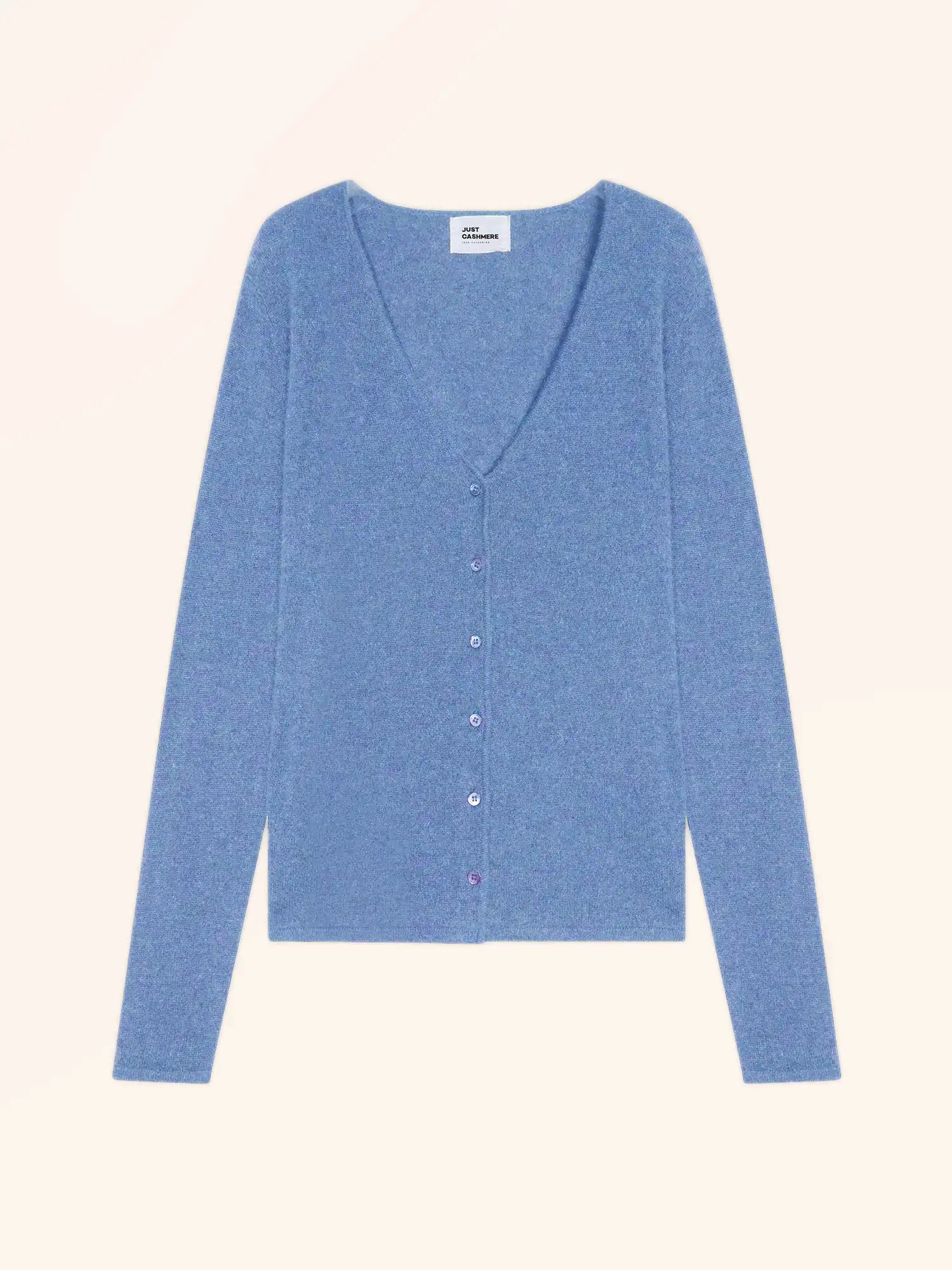 NORMA strickjacke v-ausschnitt himmelblau