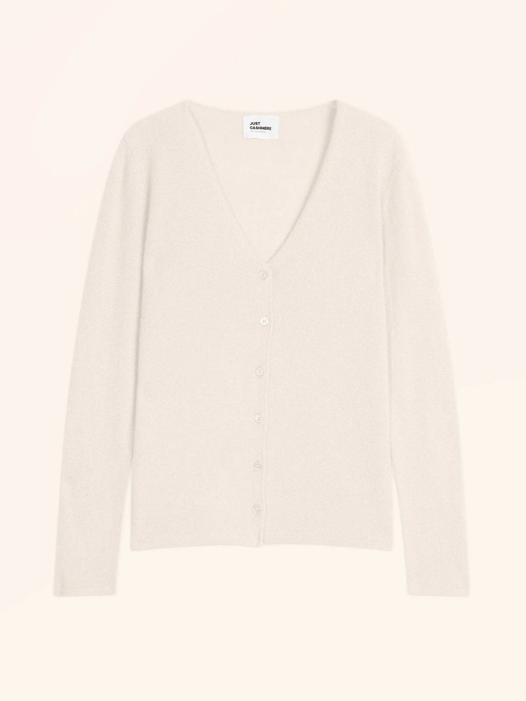 NORMA strickjacke v-ausschnitt schnee