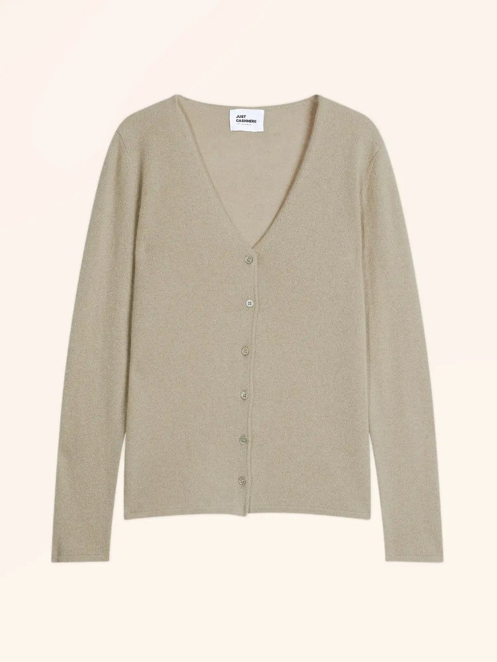 NORMA strickjacke v-ausschnitt oliv