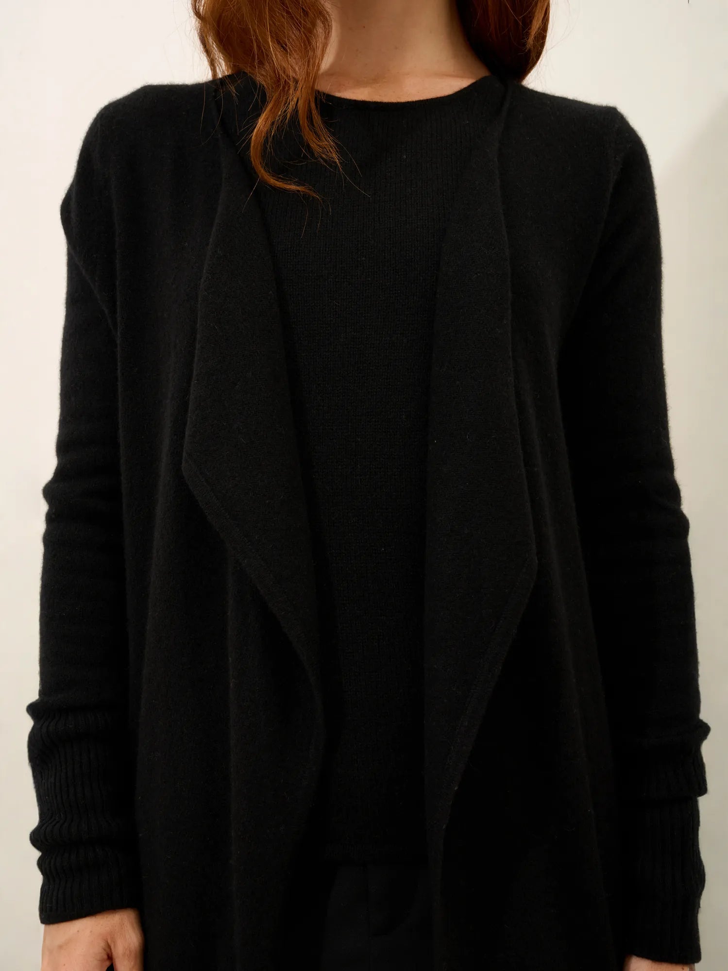 BROOKE veste longue noir