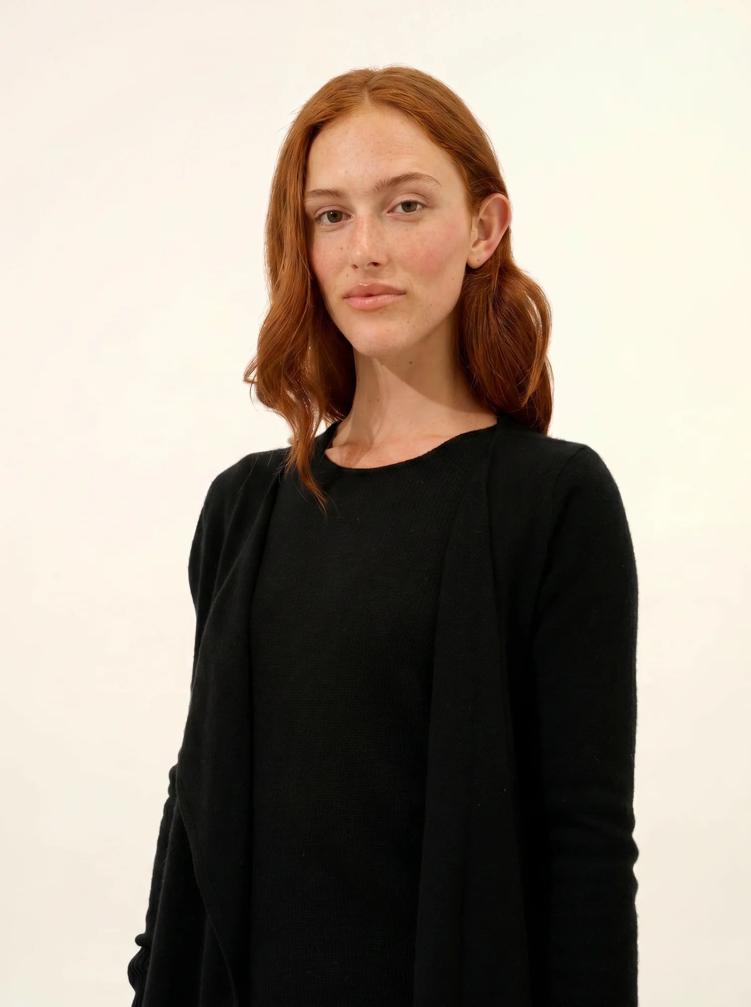 BROOKE veste longue noir