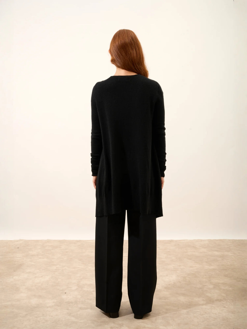 BROOKE jacke lang schwarz