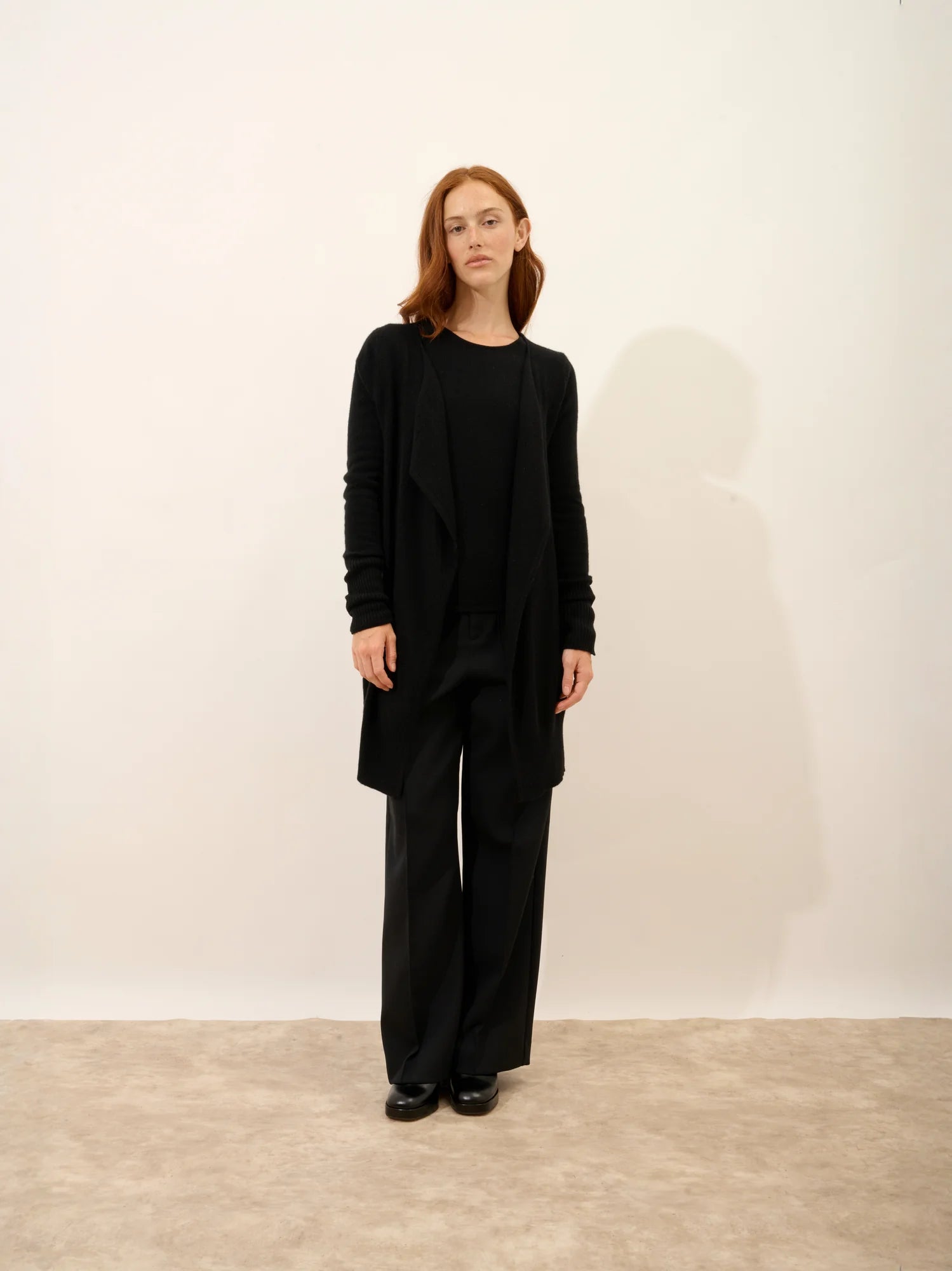 BROOKE jacke lang schwarz