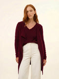 BROOKE jacke lang bordeaux