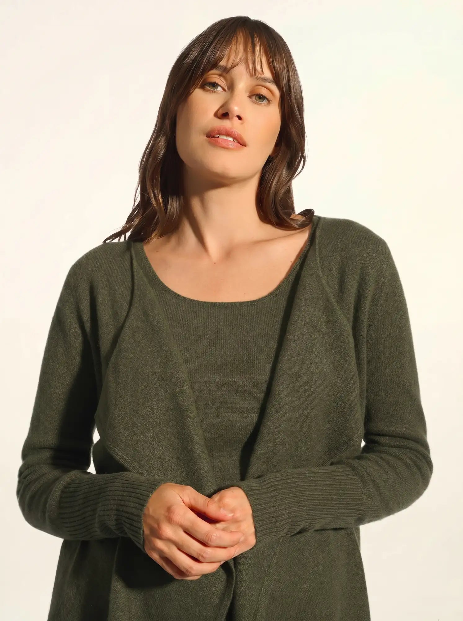 BROOKE jacke lang khaki