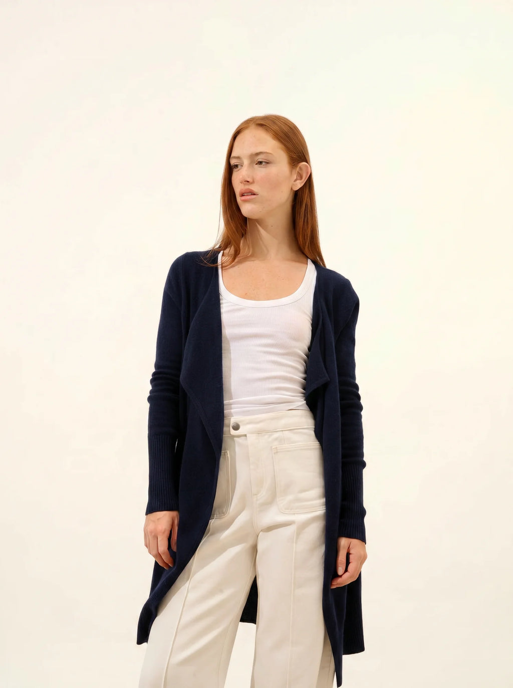 BROOKE jacke lang marineblau
