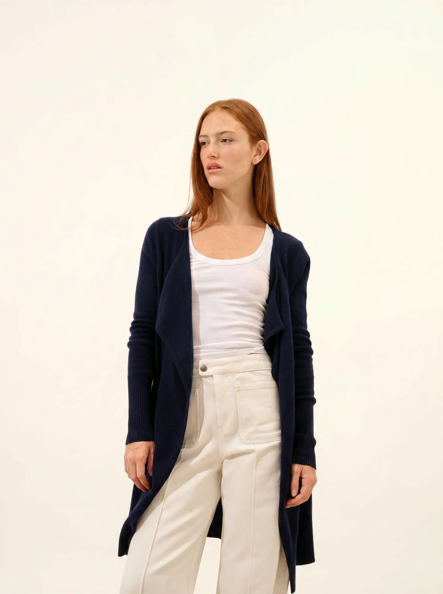 BROOKE jacke lang marineblau