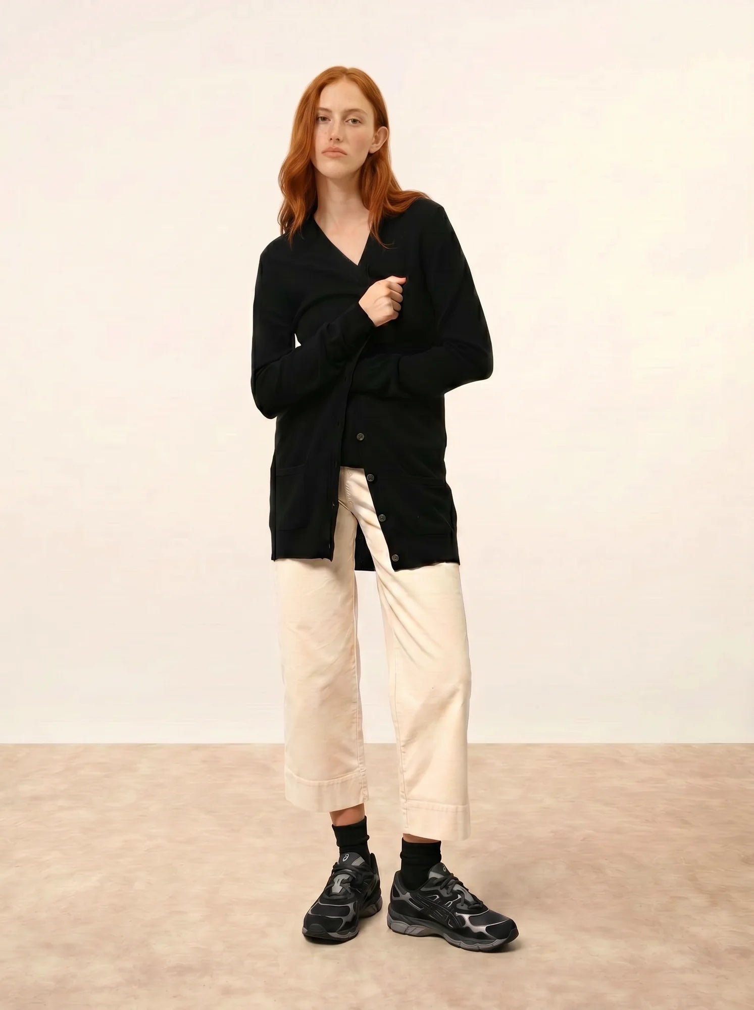 TOMMIE cardigan col V noir