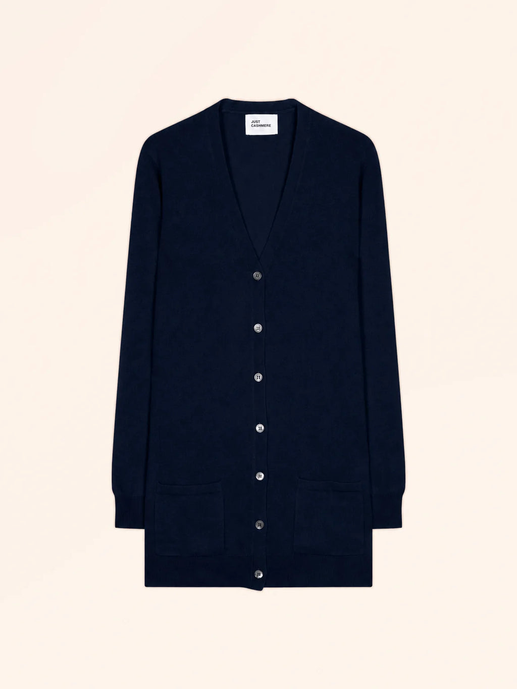 TOMMIE strickjacke v-ausschnitt marineblau