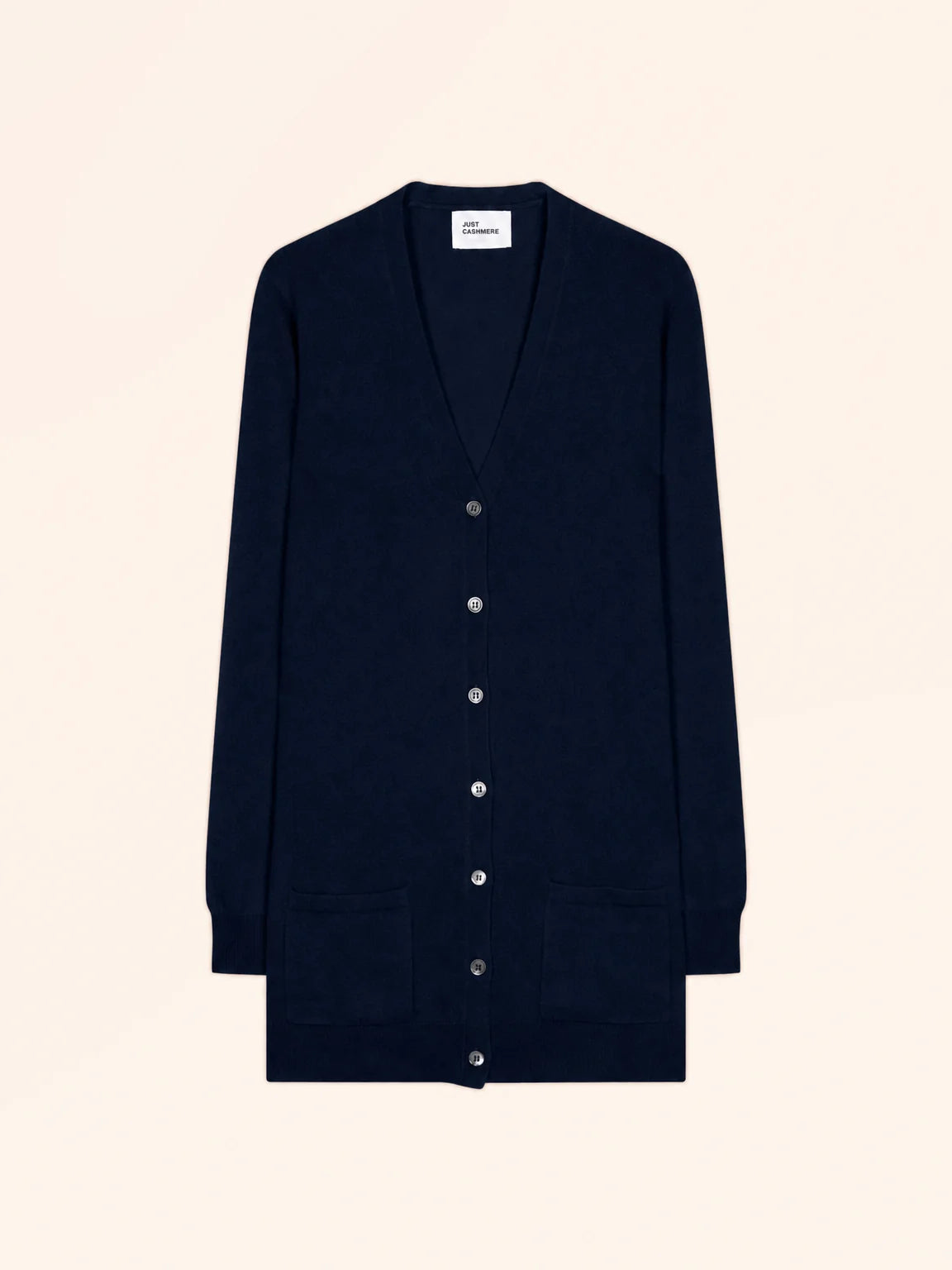 TOMMIE strickjacke v-ausschnitt marineblau