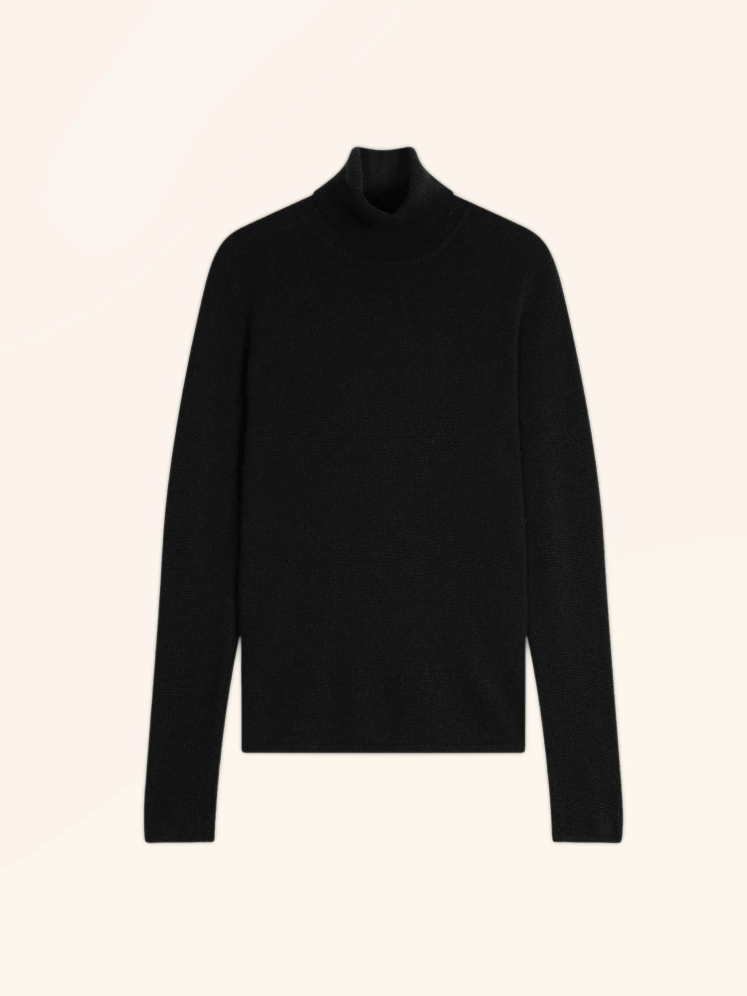 AVA pull col roulé noir