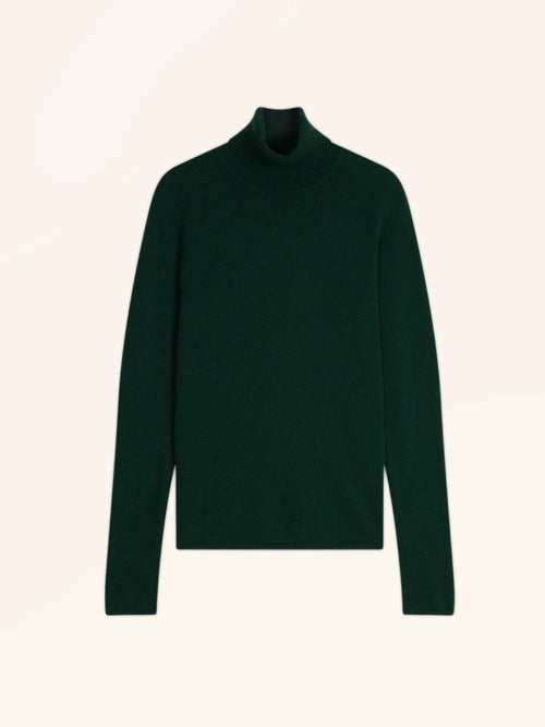 AVA pull col roulé cyprès