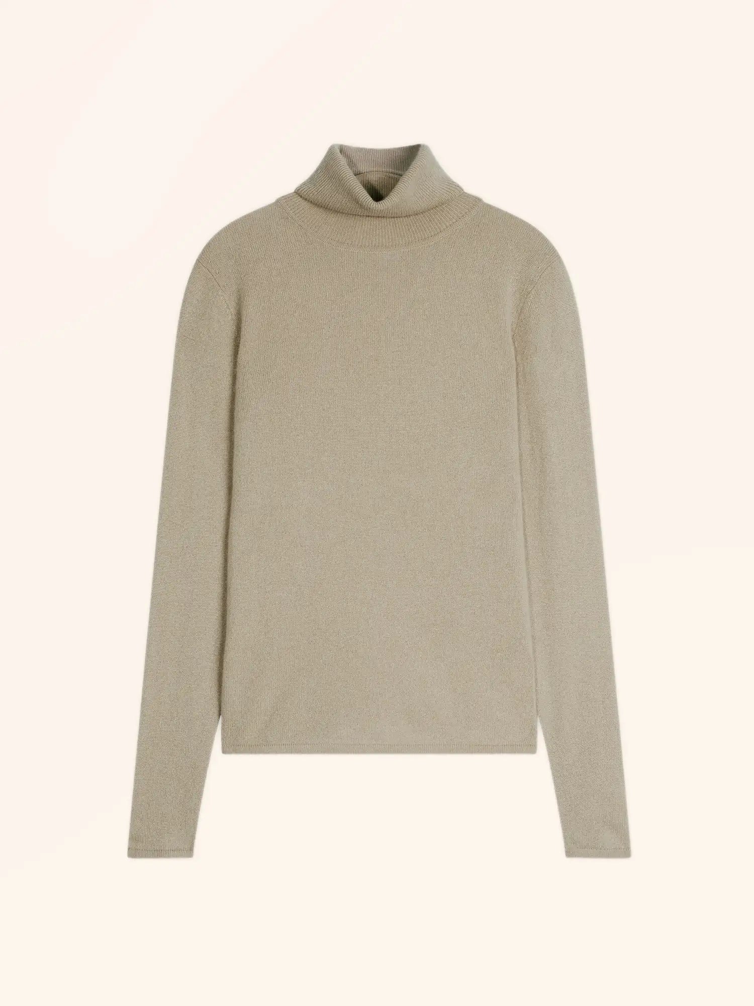 AVA pull col roulé olive