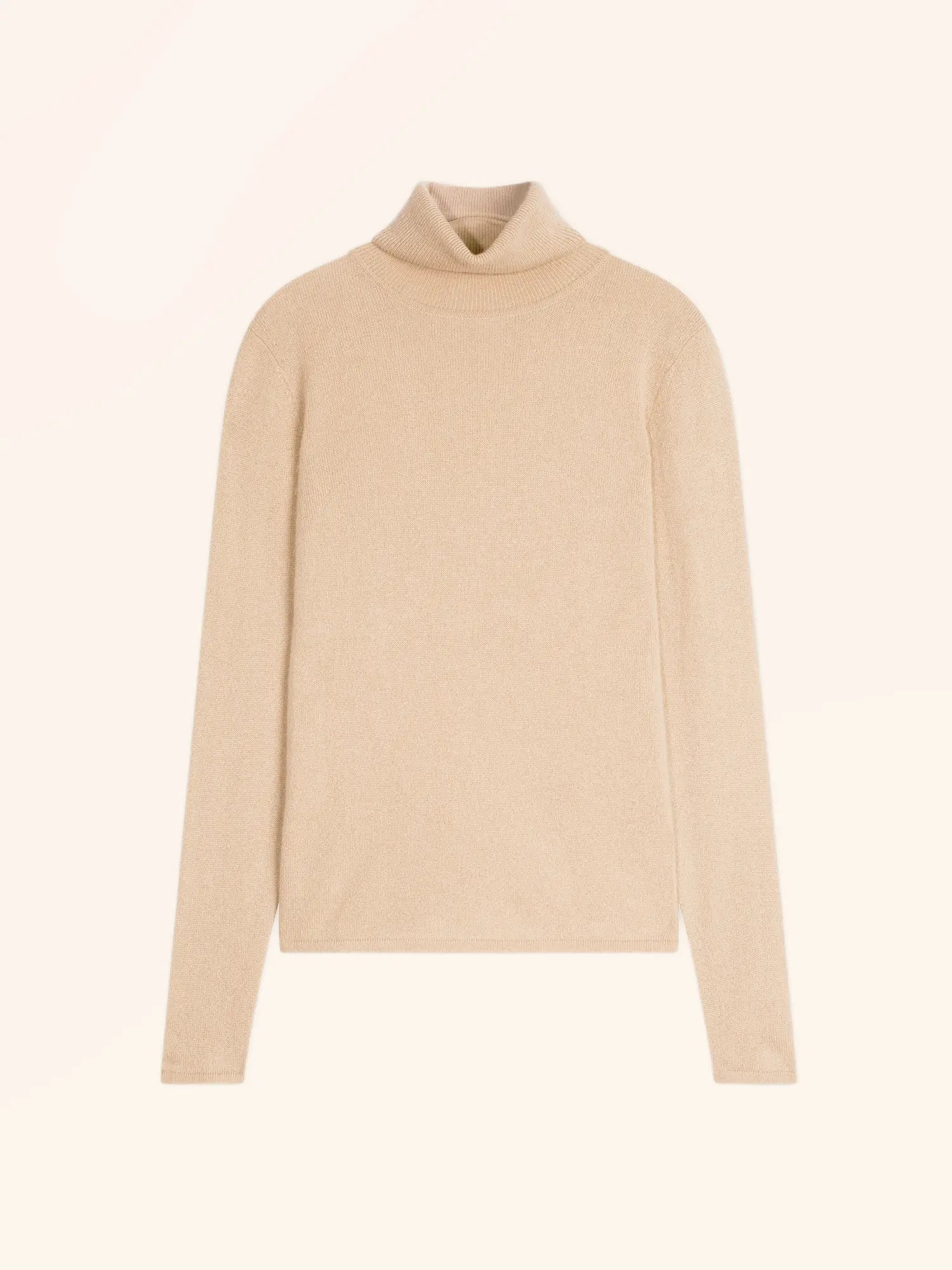AVA pull col roulé sable