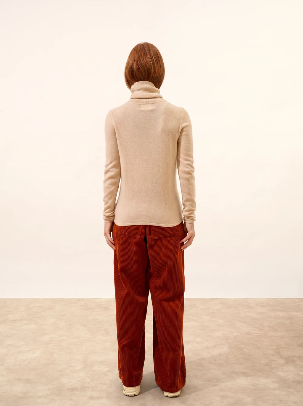 AVA pullover rollkragen sand
