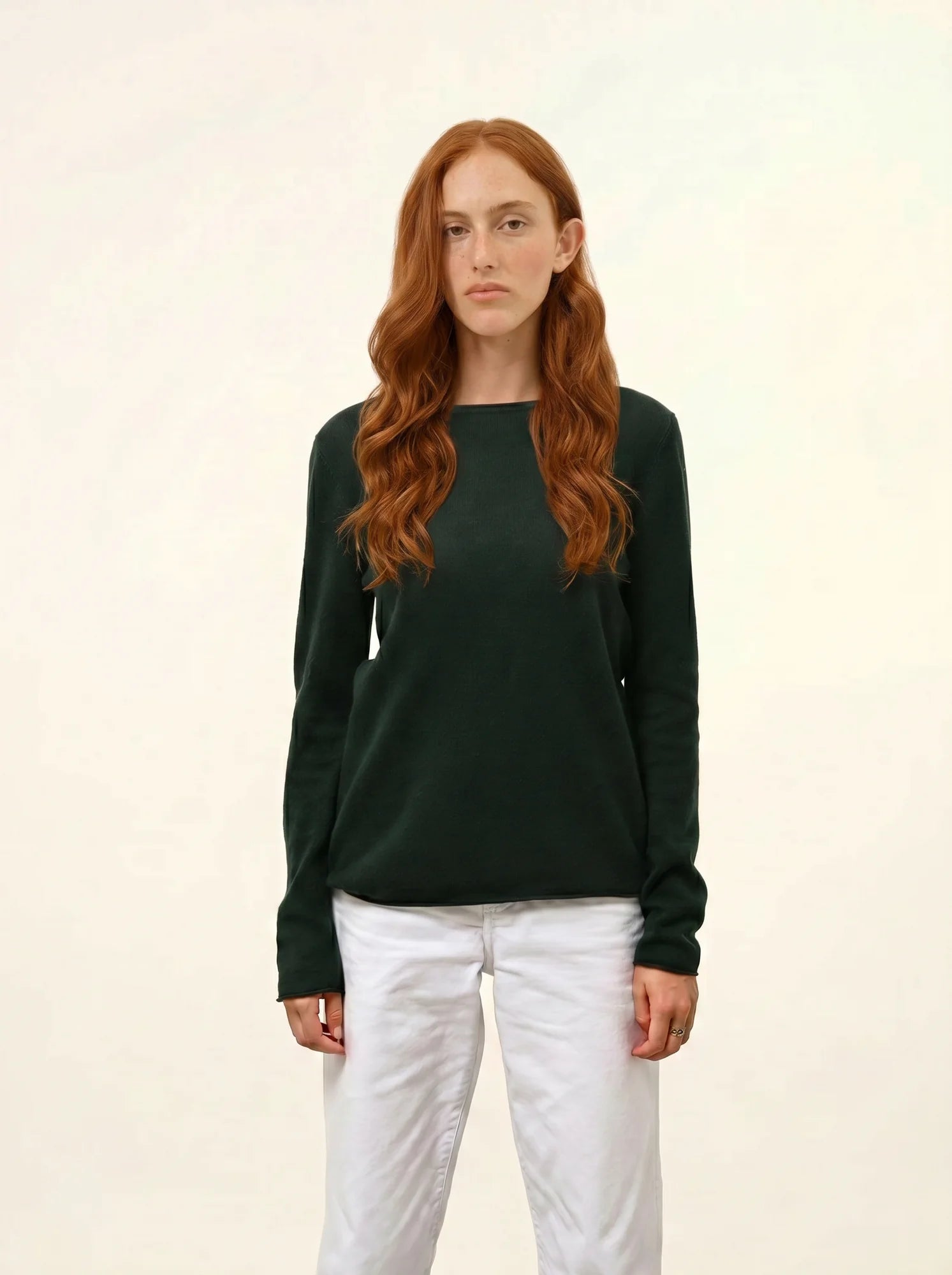 GRACE pullover u-boot-ausschnitt zypresse