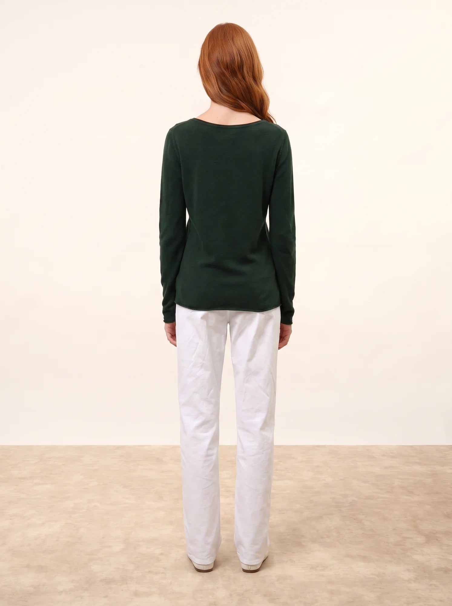 GRACE pullover u-boot-ausschnitt zypresse