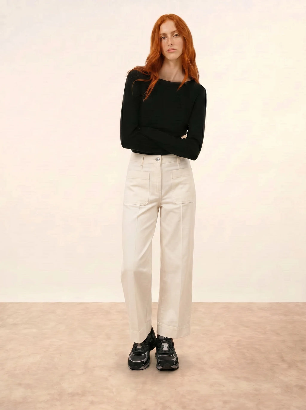 GRACE pull col bateau noir