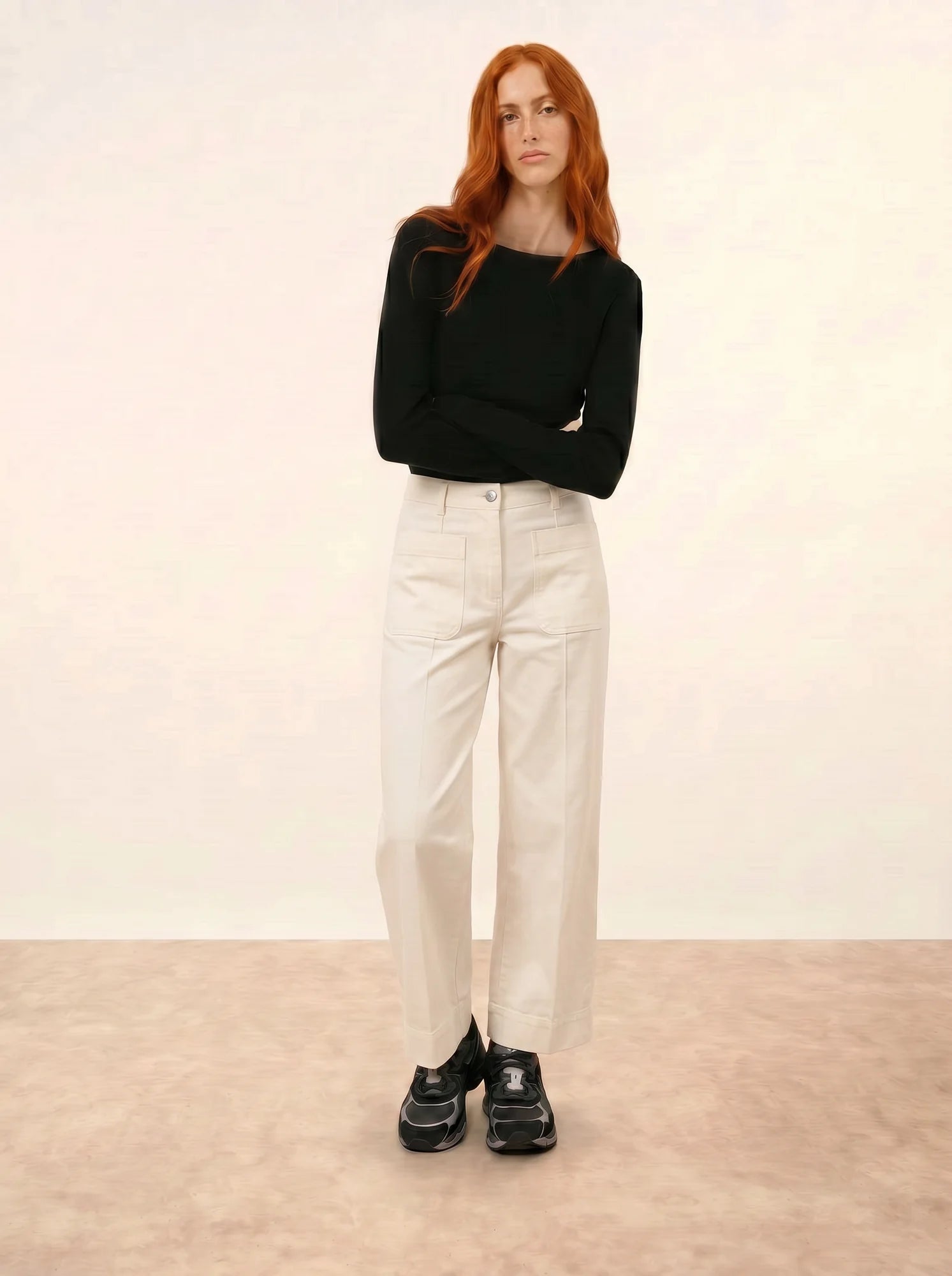 GRACE pull col bateau noir