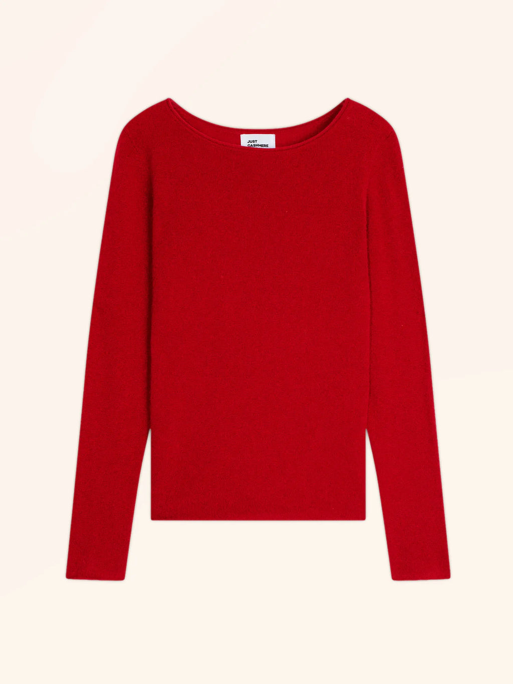 GRACE pullover u-boot-ausschnitt rot