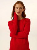 GRACE pullover u-boot-ausschnitt rot