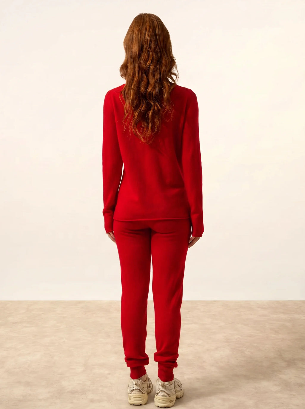 GRACE pullover u-boot-ausschnitt rot