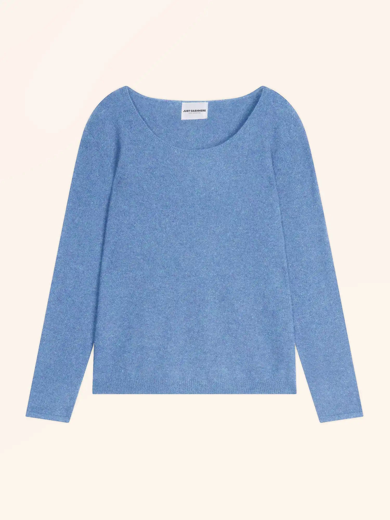 FIONA pullover rundhalsausschnitt himmelblau
