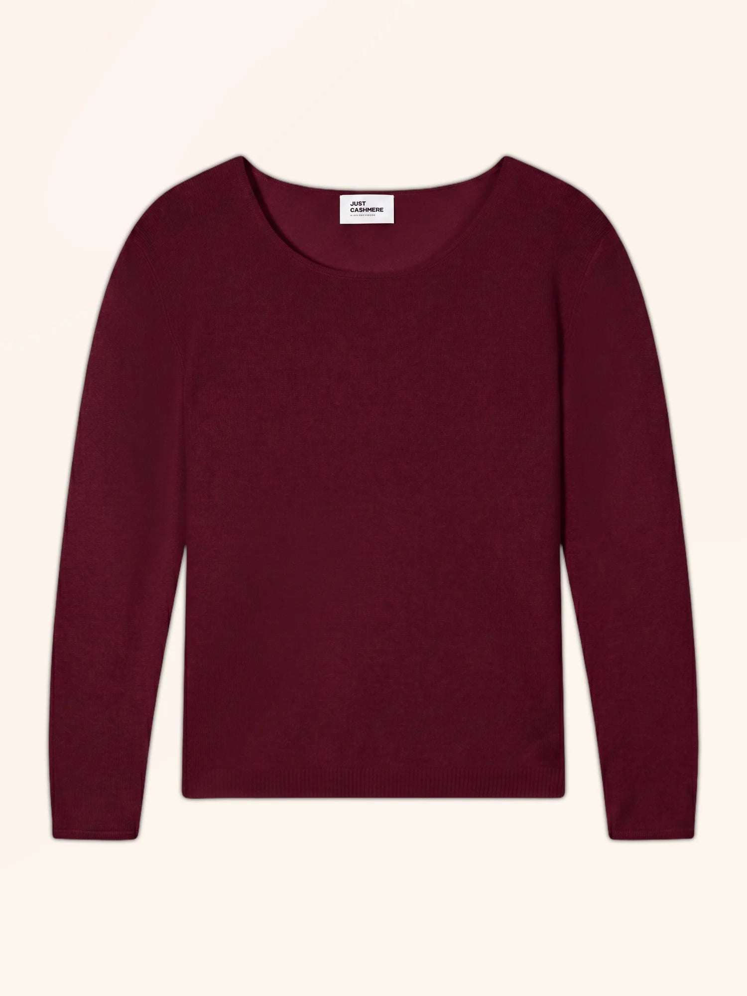 FIONA pull col rond bordeaux
