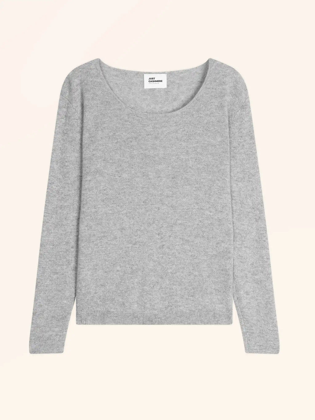 FIONA pullover rundhalsausschnitt wolke meliert