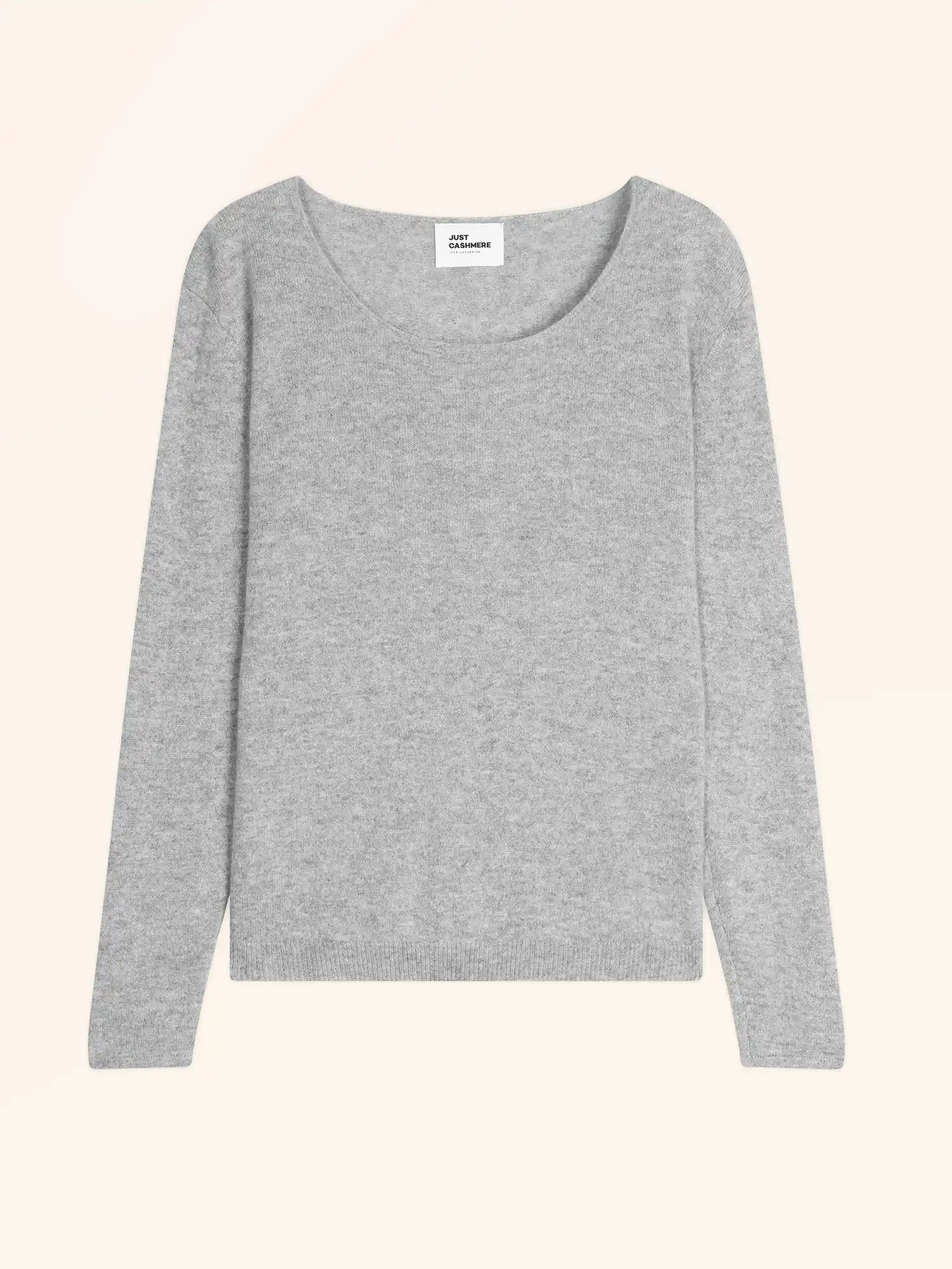 FIONA pullover rundhalsausschnitt wolke meliert