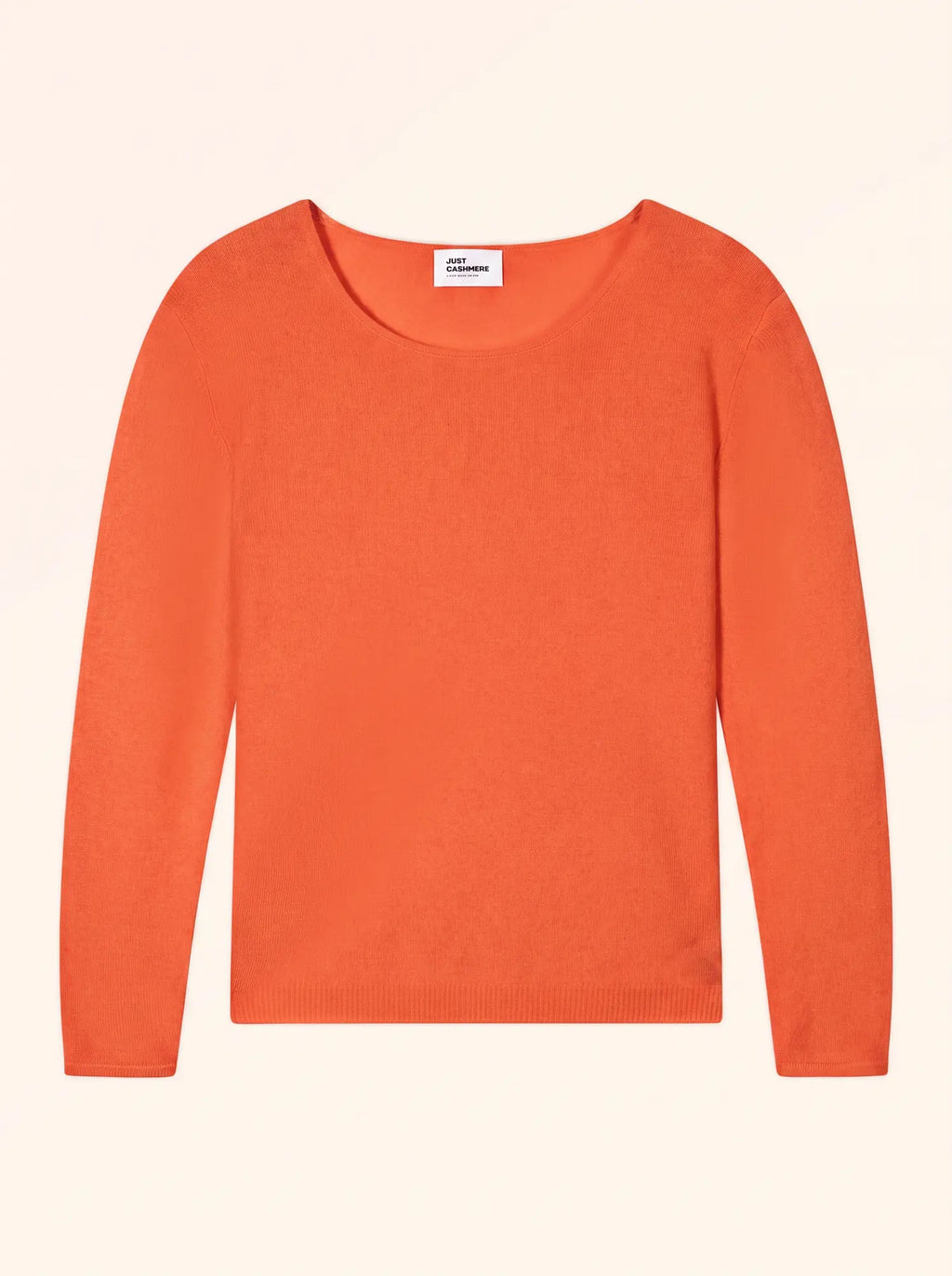 FIONA pullover rundhalsausschnitt orange