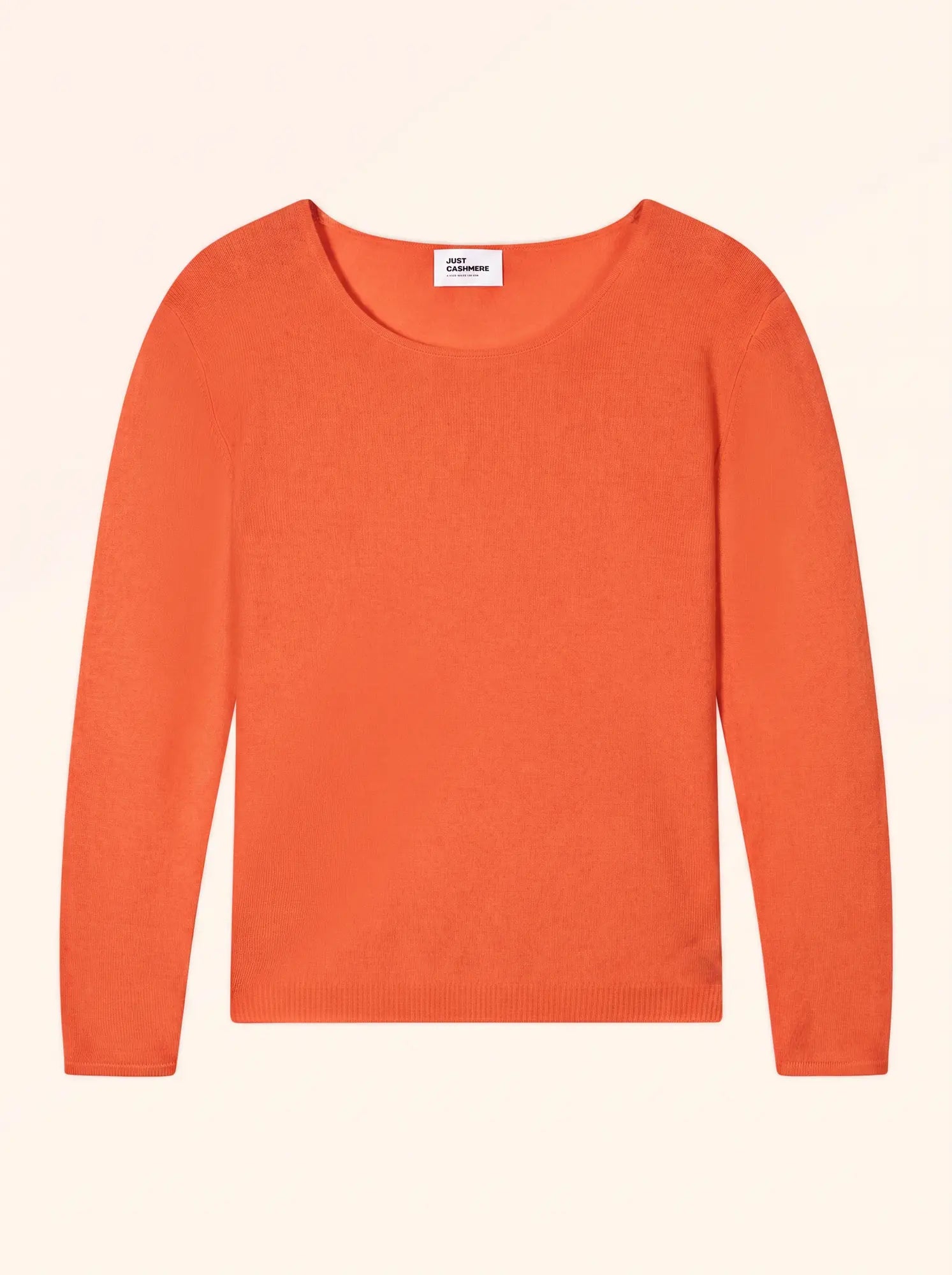 FIONA pullover rundhalsausschnitt orange