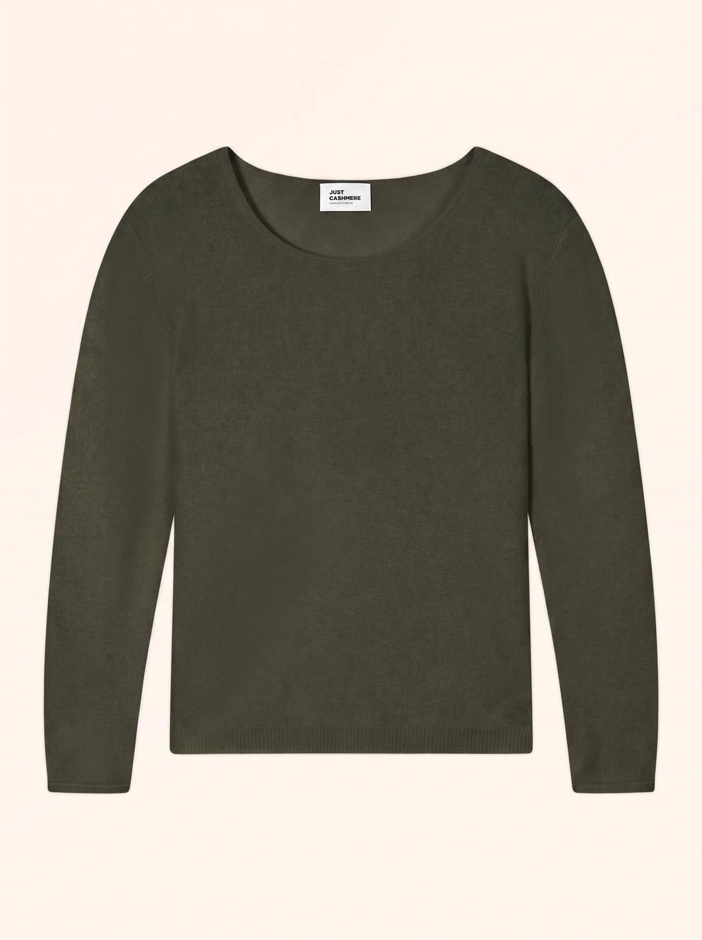 FIONA pullover rundhalsausschnitt khaki