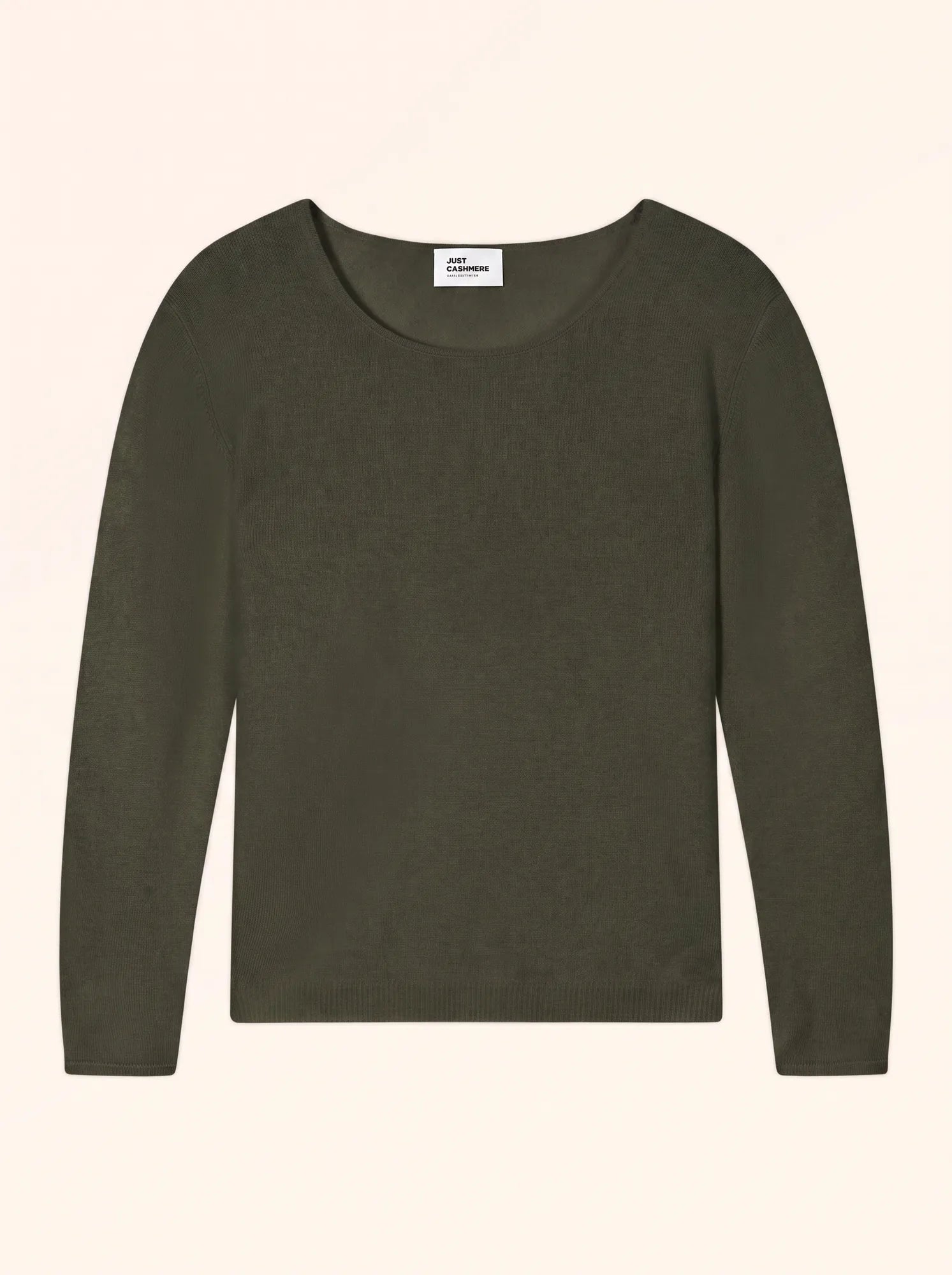 FIONA pullover rundhalsausschnitt khaki