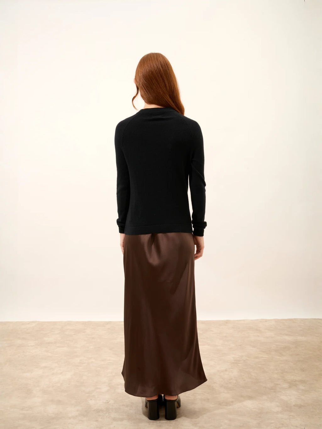 JANE pull col rond noir