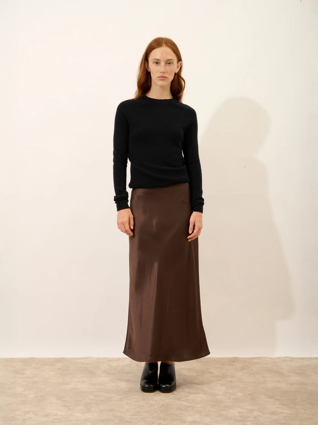 JANE pull col rond noir