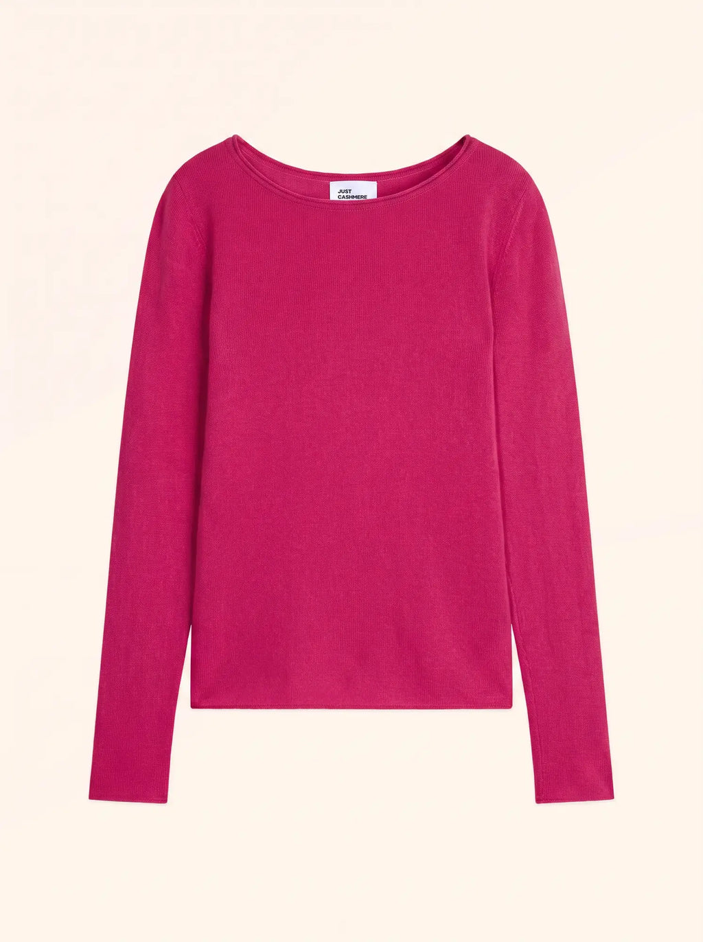 VIVIAN pull col rond fuchsia