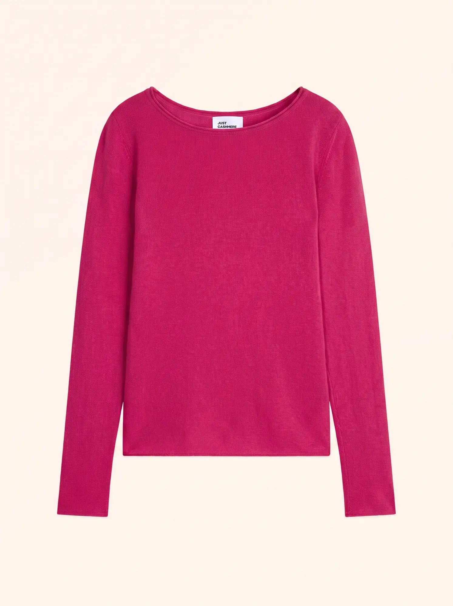 VIVIAN pull col rond fuchsia