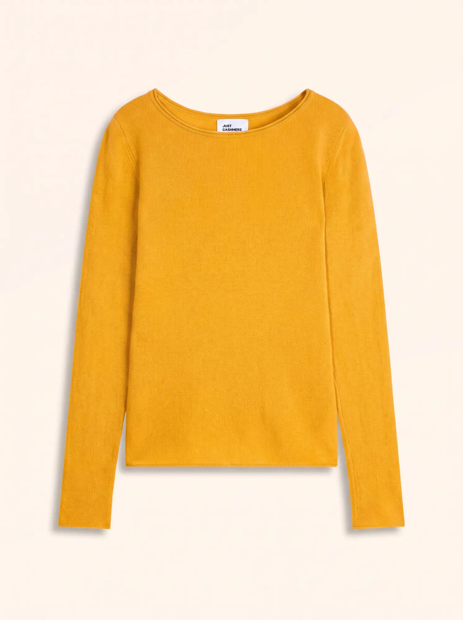 VIVIAN pullover rundhalsausschnitt curcuma