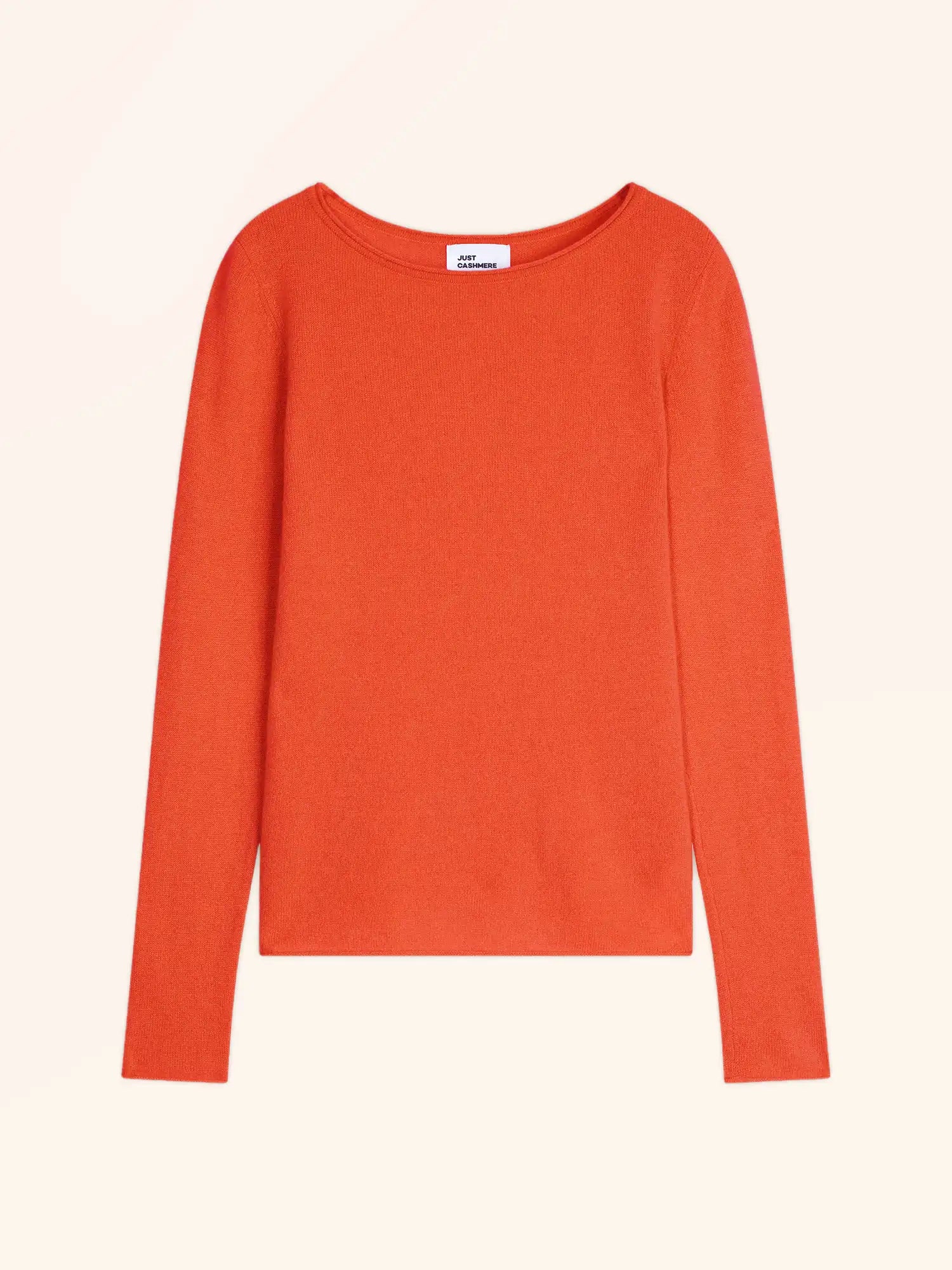 VIVIAN pullover rundhalsausschnitt orange