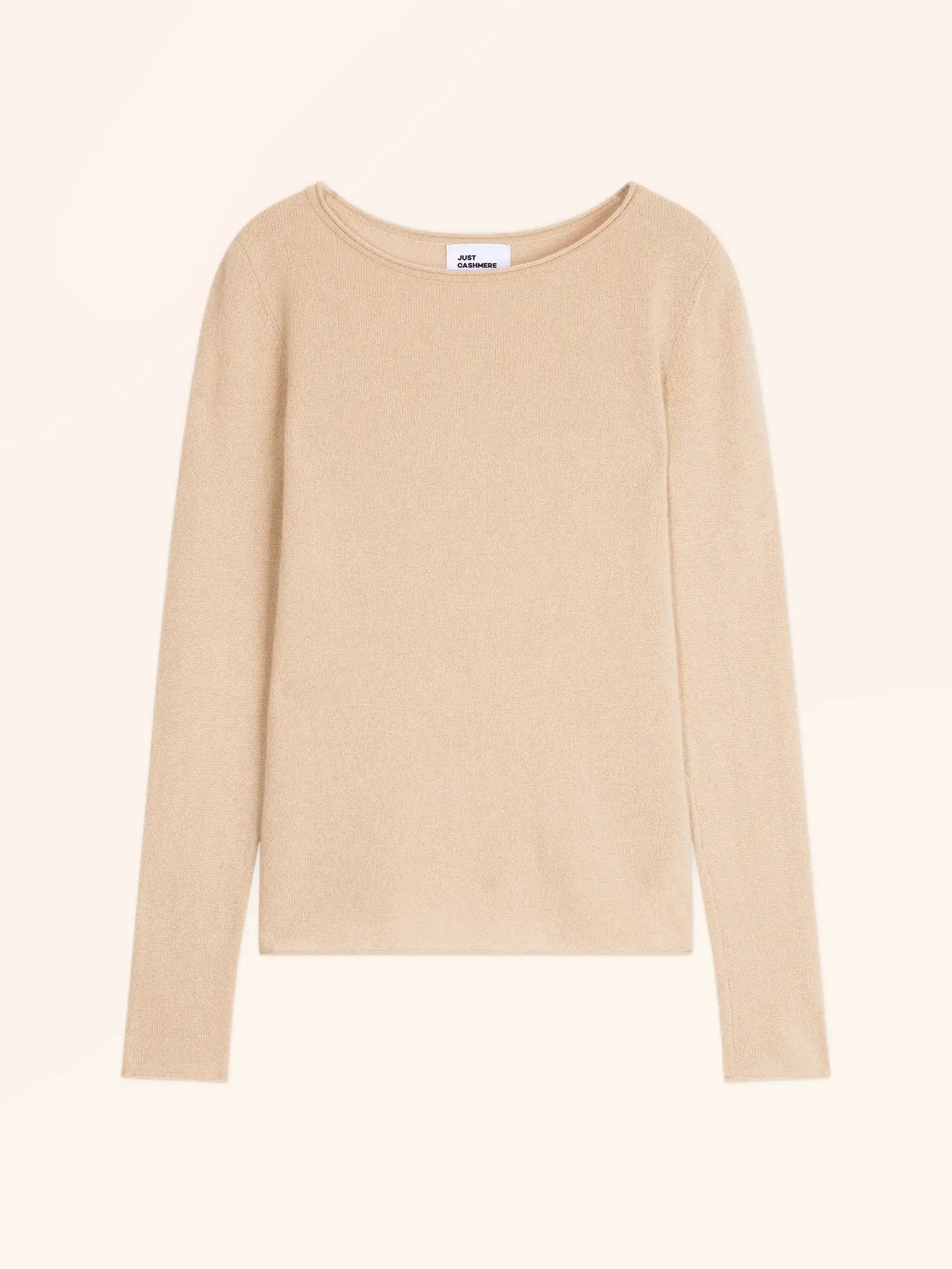 VIVIAN pullover rundhalsausschnitt sand