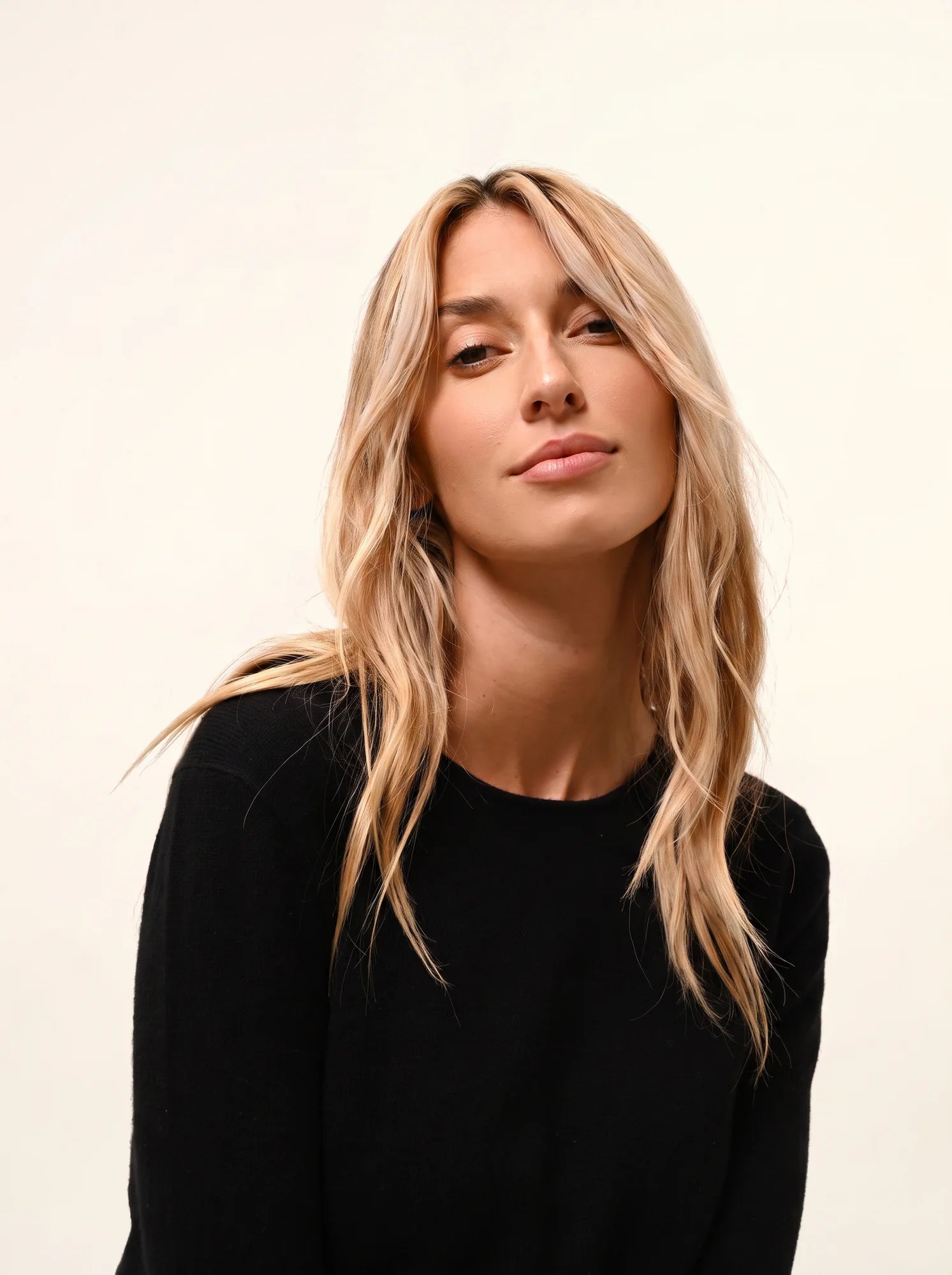 VIVIAN pullover rundhalsausschnitt schwarz