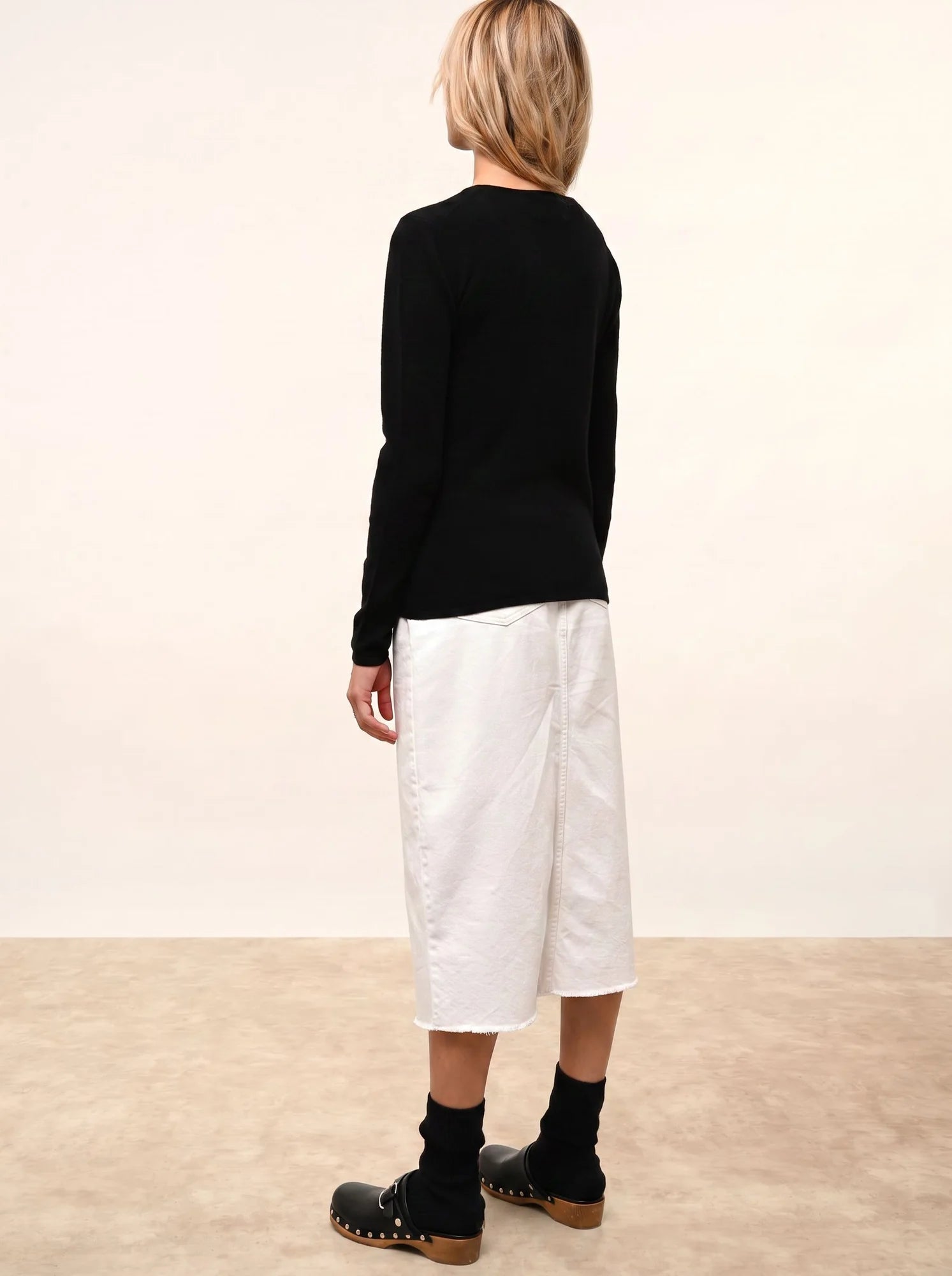VIVIAN pullover rundhalsausschnitt schwarz