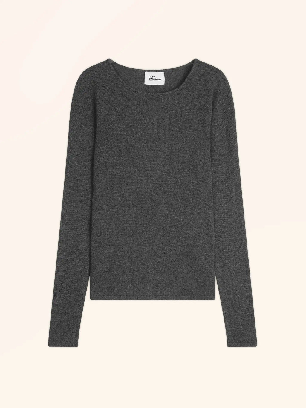 VIVIAN pull col rond anthracite chiné