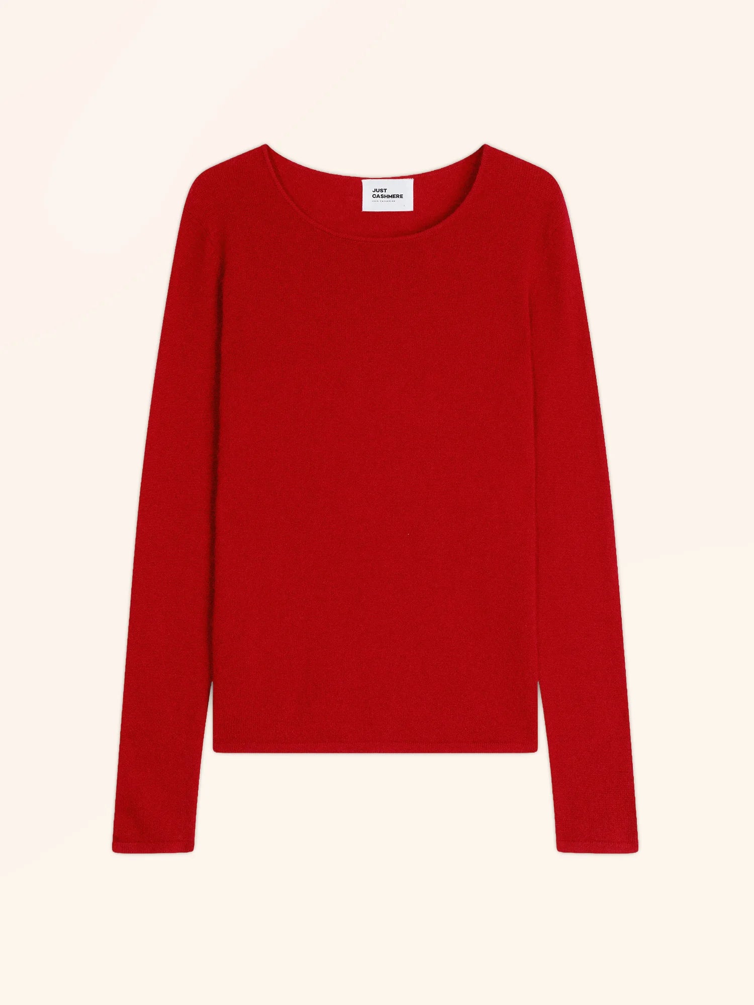 VIVIAN pullover rundhalsausschnitt rot