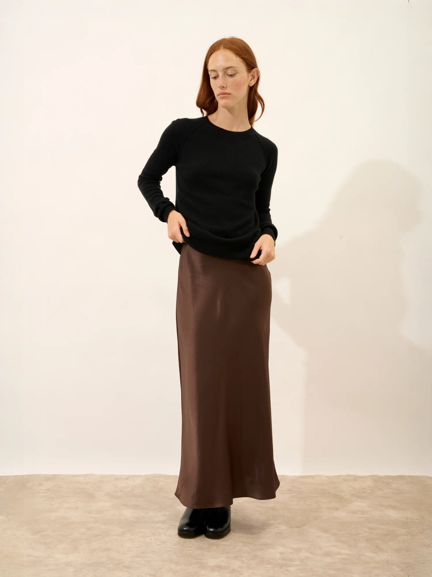 HELEN pullover rundhalsausschnitt schwarz