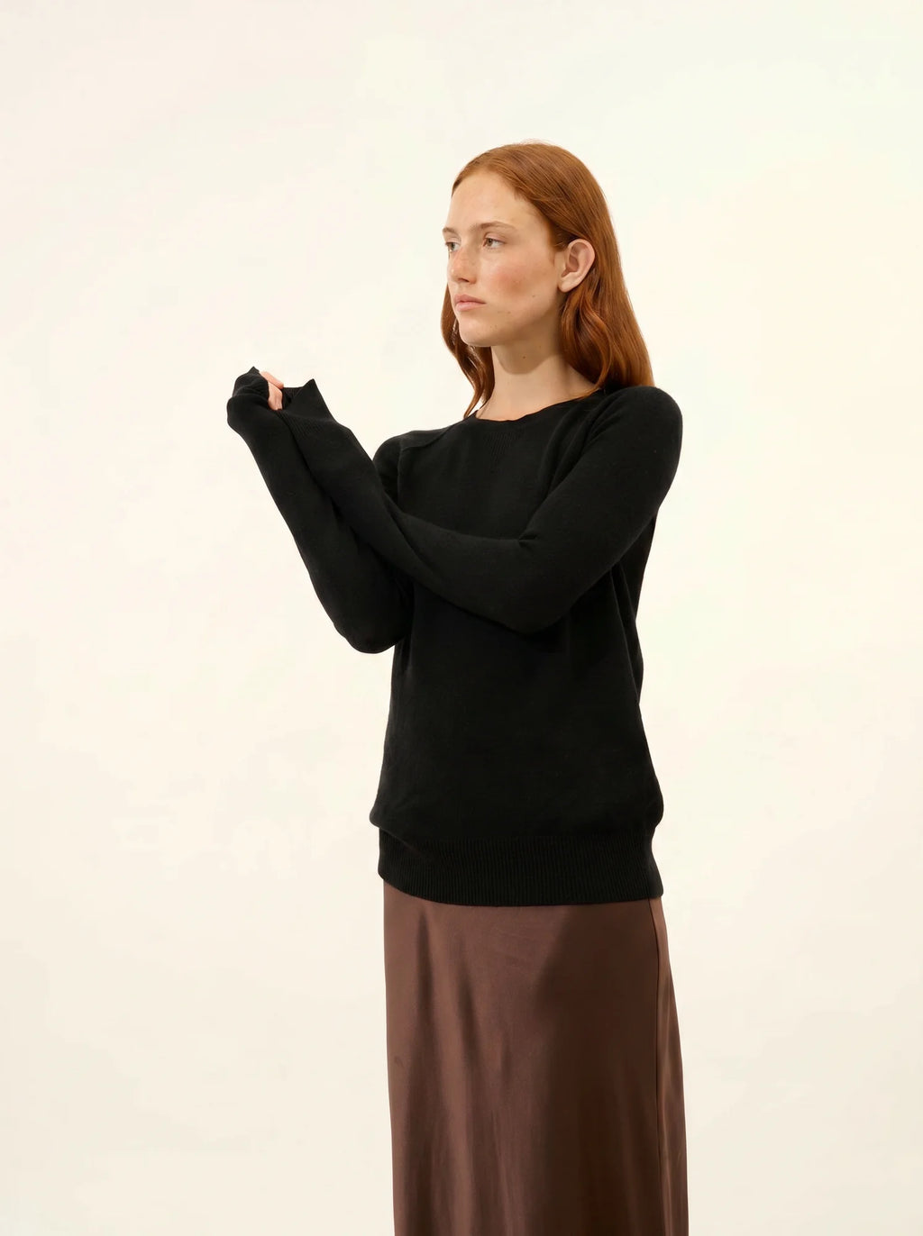 HELEN pullover rundhalsausschnitt schwarz