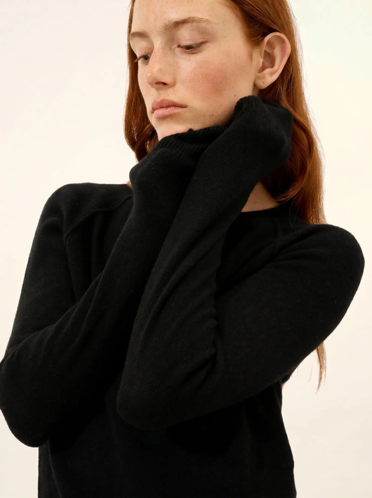 HELEN pullover rundhalsausschnitt schwarz