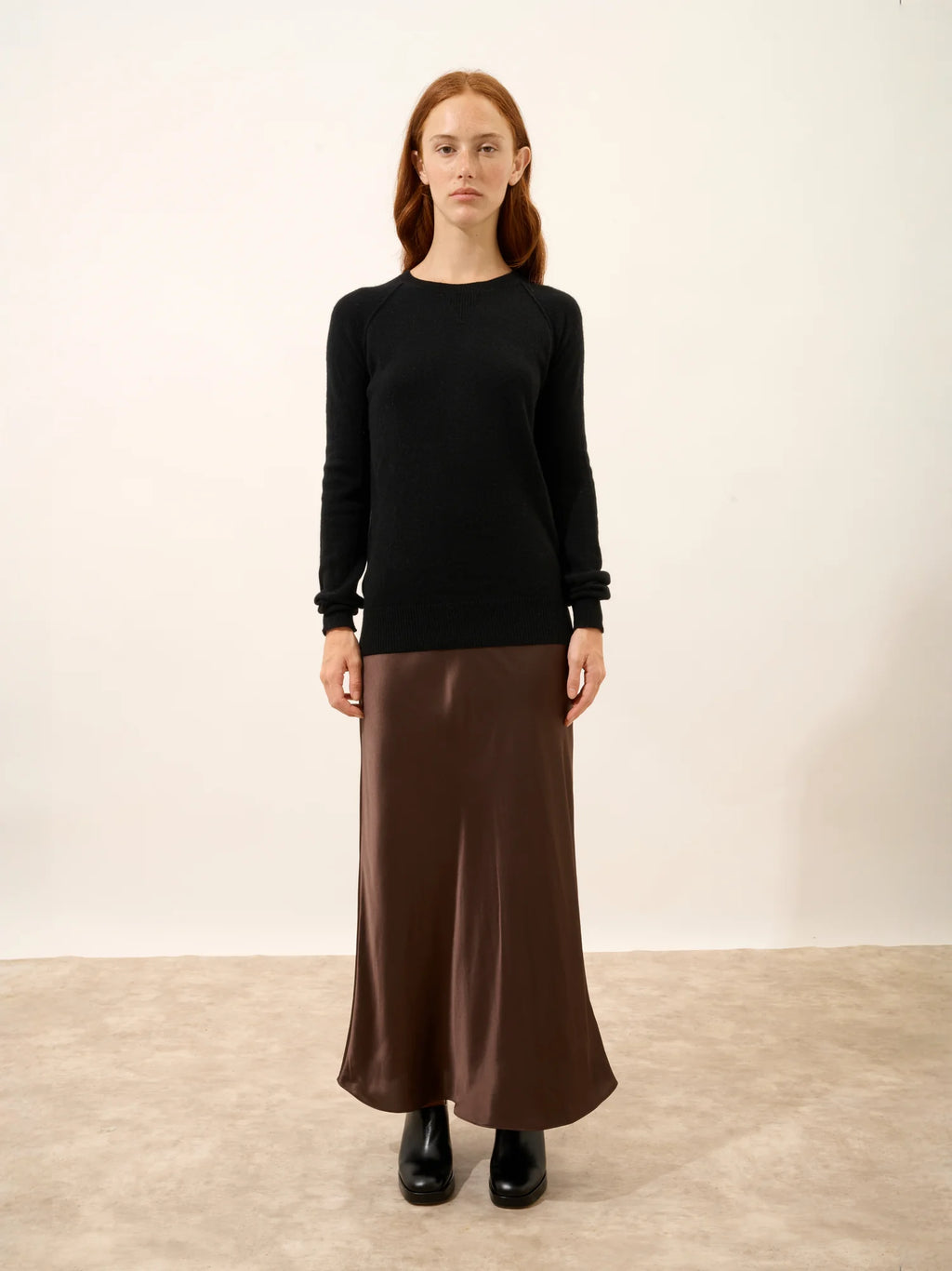 HELEN pullover rundhalsausschnitt schwarz