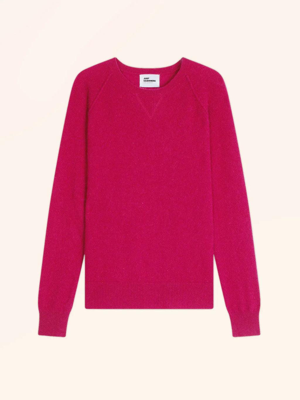 HELEN pullover rundhalsausschnitt fuchsia
